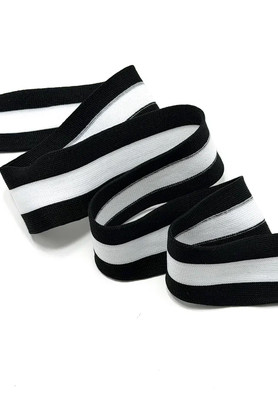 Лампас трикотажный 40мм Шитье с пайетками #2 5,5см