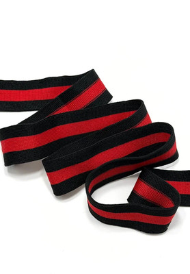 Лампас трикотажный 25мм Чёрный