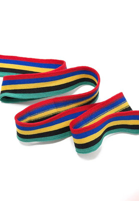 Лампас трикотажный 30мм Св. коралловый