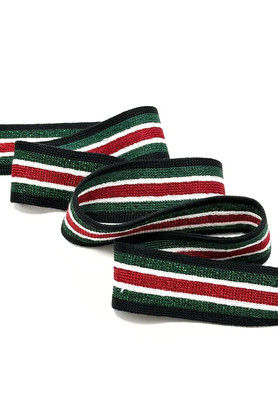 Лампас трикотажный 30мм Орех 