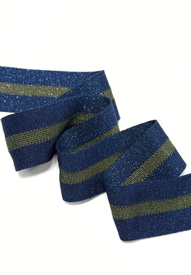 Лампас трикотажный 48мм N/Синий