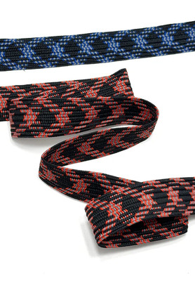 Лампас трикотажный строповый 27мм Малина