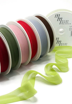 Косая бейка 25мм шифон Италия Шифоновая