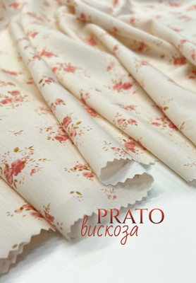 Вискоза PRATO мелкие букетики Магазин тканей RUNA TEX - оптом и в розницу