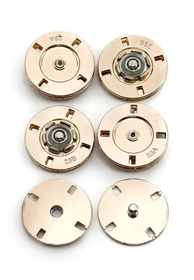 Кнопка металл 23мм Крем