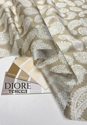 Тенсел DIORE Пейсли Магазин тканей RUNA TEX - оптом и в розницу