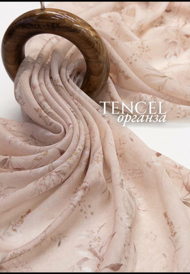 Органза TENCEL Цветы Органза