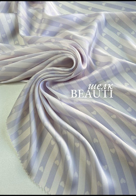 Шелк BEAUTI полоски/сердечки BEAUTI