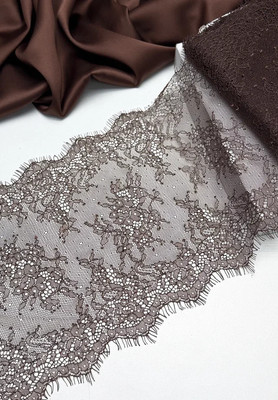 Кружево #2 23см Серо-лиловый