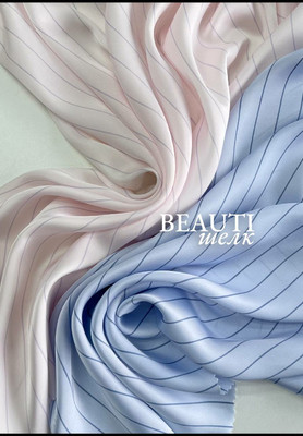 Шелк BEAUTI Полоски Магазин тканей RUNA TEX - оптом и в розницу