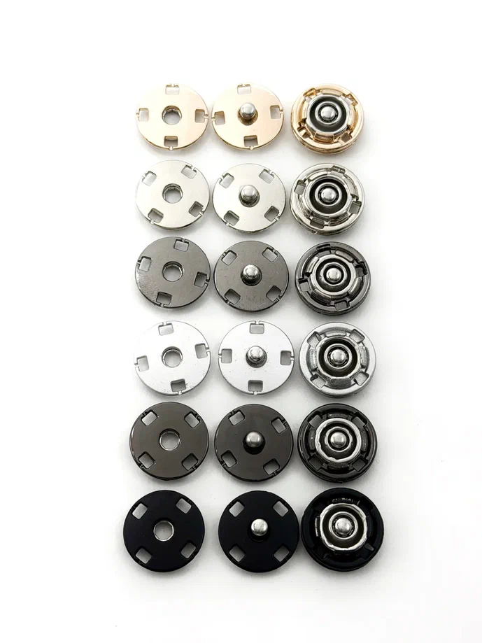 Кнопки пришивные металл 15мм 1