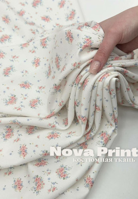 Костюмная ткань NOVA PRINT Цветы Каталог тканей