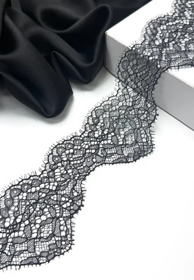 Кружево #192 6см шоколадные/кремовые