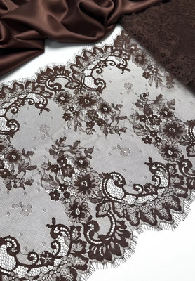 Кружево #177 40см Чёрный