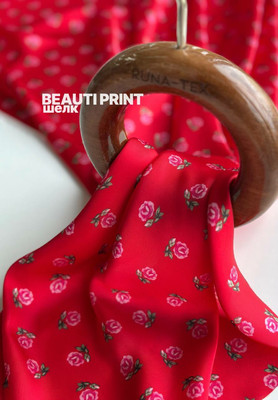 Шелк BEAUTI PRINT Розочки BEAUTI PRINT