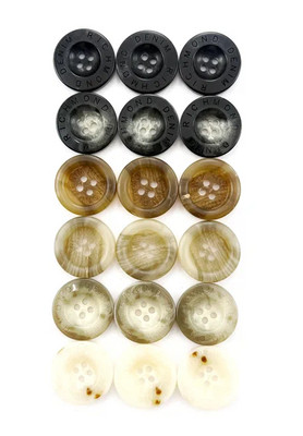 Пуговица 36L шоколад