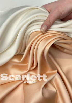 Атлас SCARLETT Однотонный