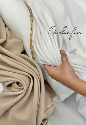 Креп Barbie fine Однотонный