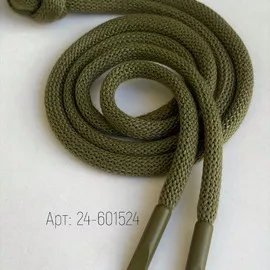 Шнурок 0,5х135см Зеленый Хакки