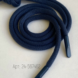 Шнурок 0,5х135см Т.синий
