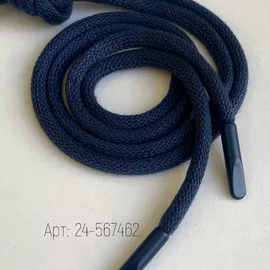 Шнурок 0,5х135см Т.синий