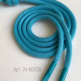 Шнурок 0,5х135см Циан