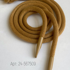 Шнурок 0,5х135см Кэмел