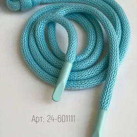 Шнурок 0,5х135см Св.Бирюзовый