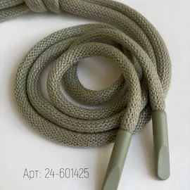 Шнурок 0,5х135см Дымч.Зелёный хакки