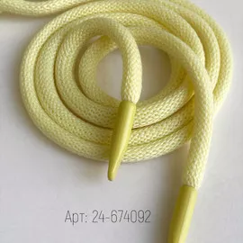 Шнурок 0,5х135см Св.Желтый