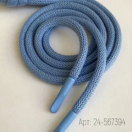 Шнурок 0,5х135см Небесный