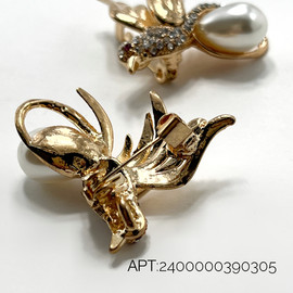 G/Стразы+Жемчуг 3,5х3,5см