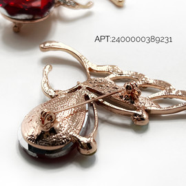 Золото+Красный 6х7см