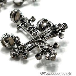 Т.Серебро/Камни/Жемчуг 7х5см