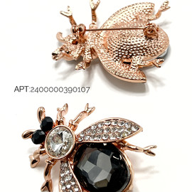 G/Чёрный+Стразы 4х3,5см