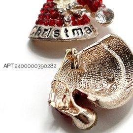 G/Красный+Стразы 4х3см