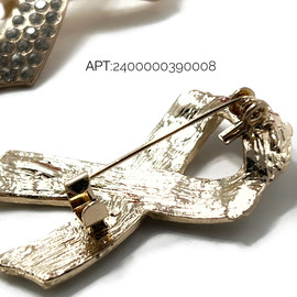 Золото+Стразы 4,5х2,5см