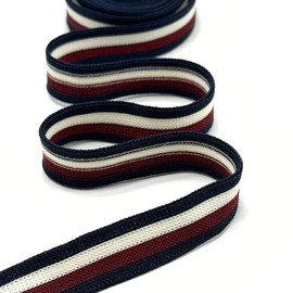 Синий/Бордовый/Молочный