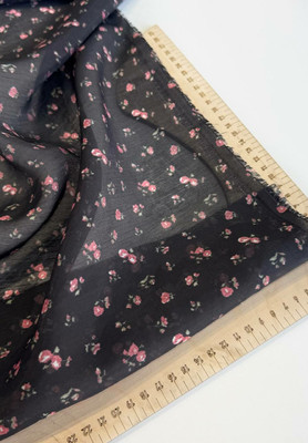 Органза TENCEL Мелкие цветы Каталог тканей