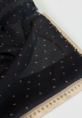 Органза TENCEL мелкие цветочки Каталог тканей